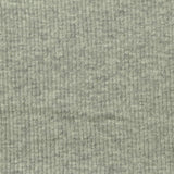 Heathered Grey Marl Rib Knit, Cotton