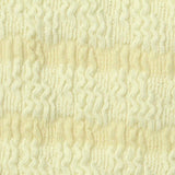 Cream Horizontal-Band Crepe, Polyester — texture