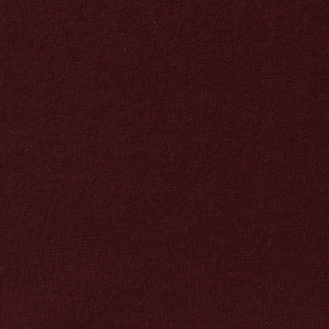Brushed Polyester Viscose Stretch Chunky Knit Fabric, 182 gsm, 163 cm — Red