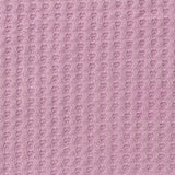 Polyester Viscose Stretch Waffle Knit Fabric, 229 gsm, 180 cm — Purple