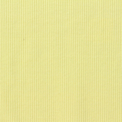 Cotton Stretch Rib Knit Fabric, 305 gsm, 120 cm — Yellow