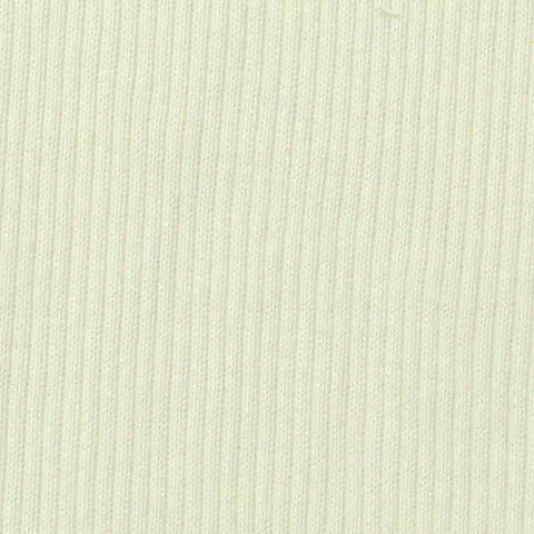 Cotton Polyester Stretch Rib Knit Fabric, 223 gsm, 120 cm — Yellow