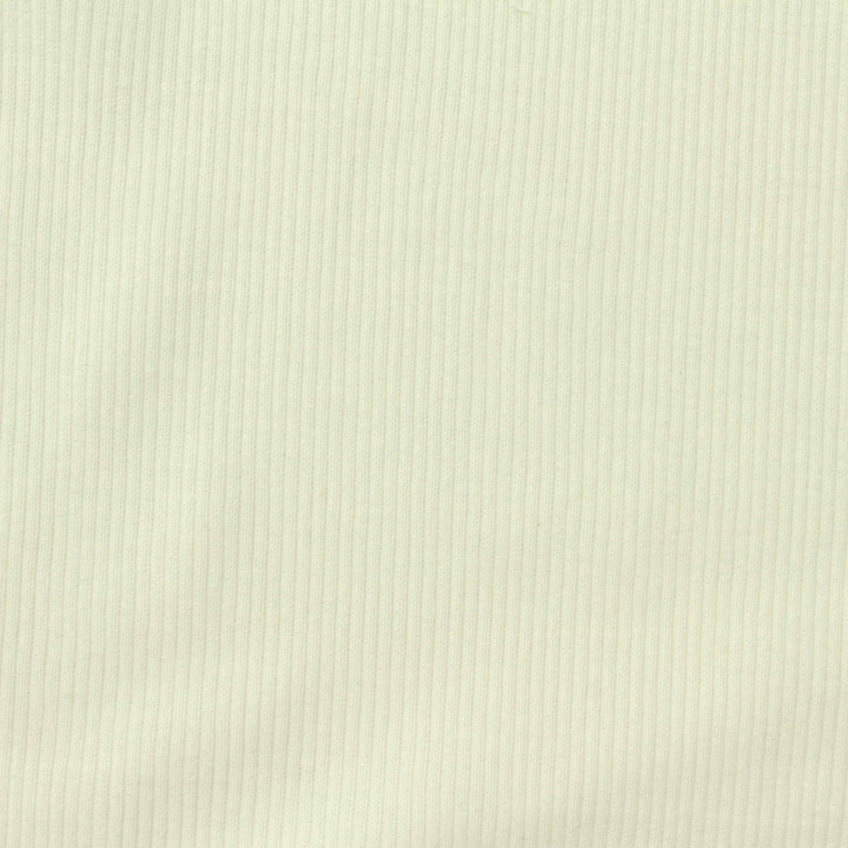 Cotton Polyester Stretch Rib Knit Fabric, 223 gsm, 120 cm — Yellow