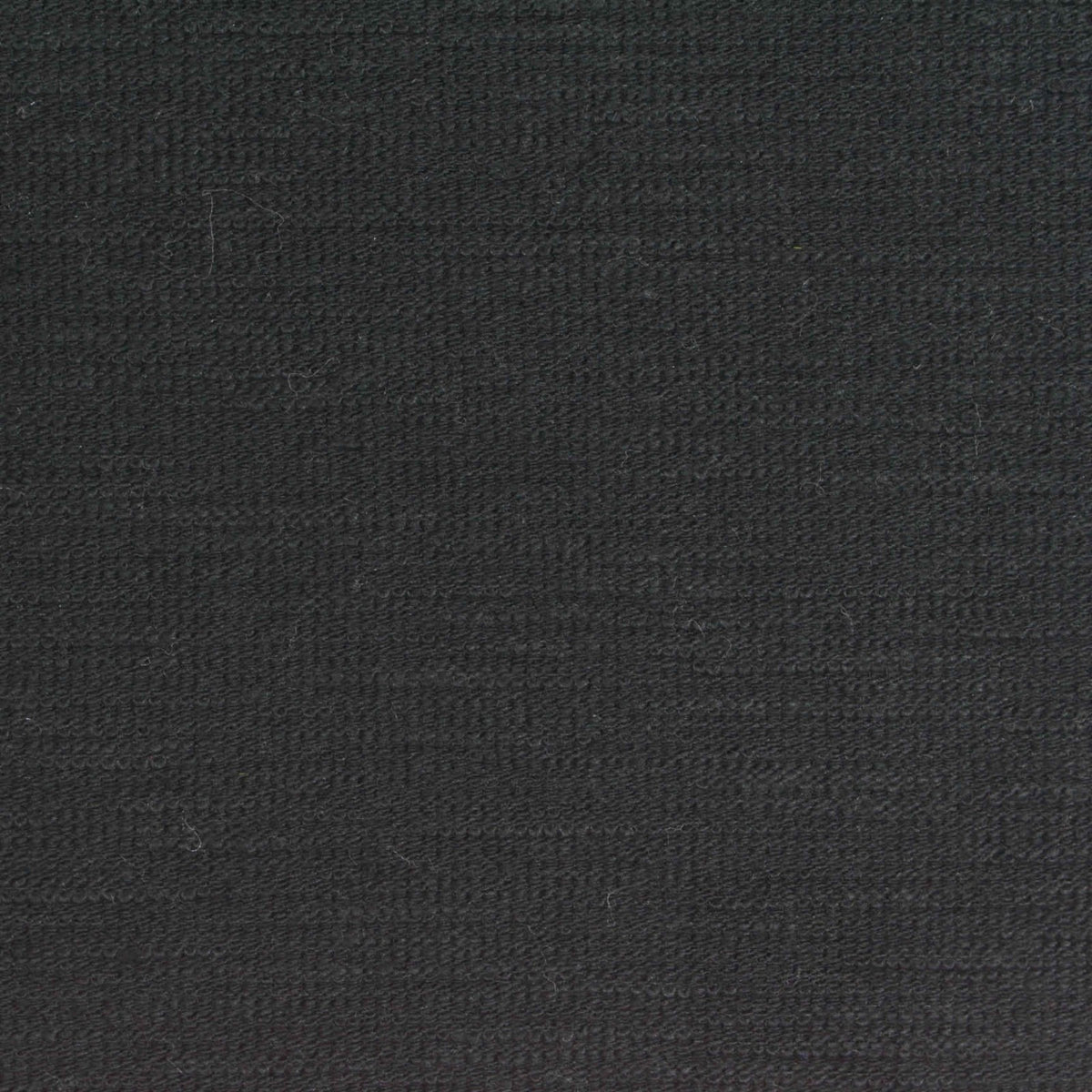Slub Cotton Polyester Stretch Jersey Knit Fabric, 214 gsm, 160 cm — Black