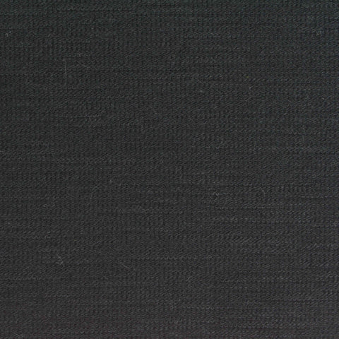Slub Cotton Polyester Stretch Jersey Knit Fabric, 214 gsm, 160 cm — Black