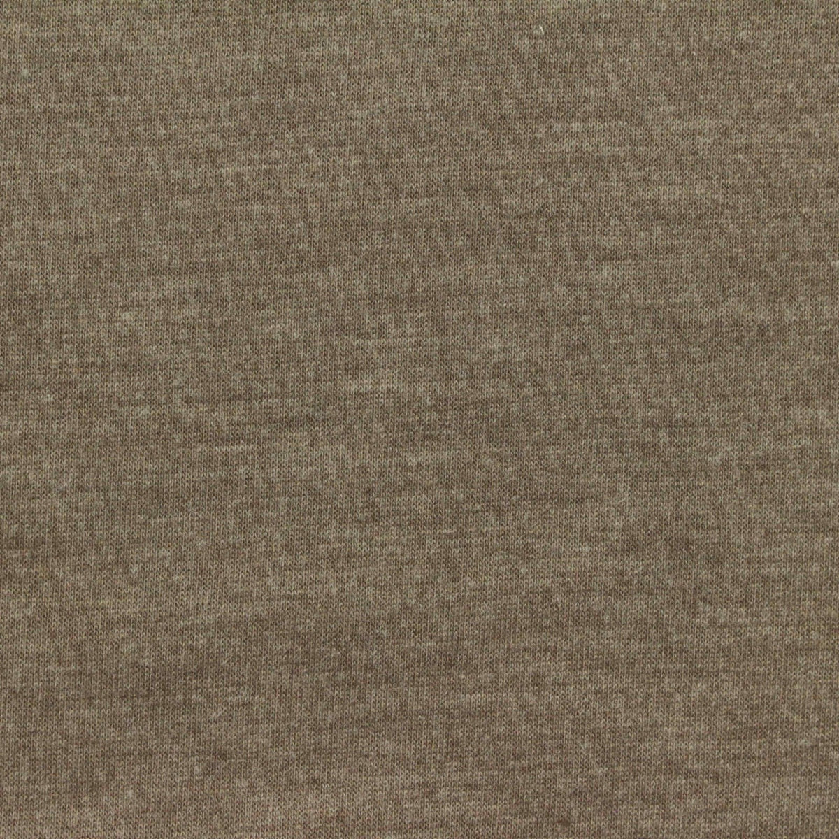 Brown Heathered-Marl French Terry, Poly-Viscose