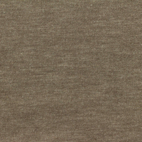 Brown Heathered-Marl French Terry, Poly-Viscose