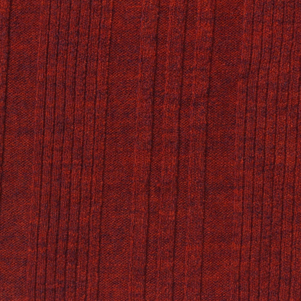 Red Marl Rib Knit, Polyester, 402 gsm