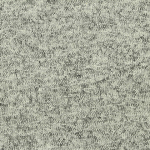 Grey Marl Chunky Knit, Viscose-Poly, 239 gsm
