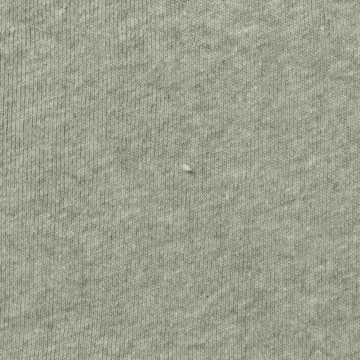 Heathered Grey Marl Rib Knit, Cotton-Poly, 270 gsm