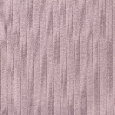 Cotton Stretch Rib Knit Fabric, 213 gsm, 164 cm — Pink