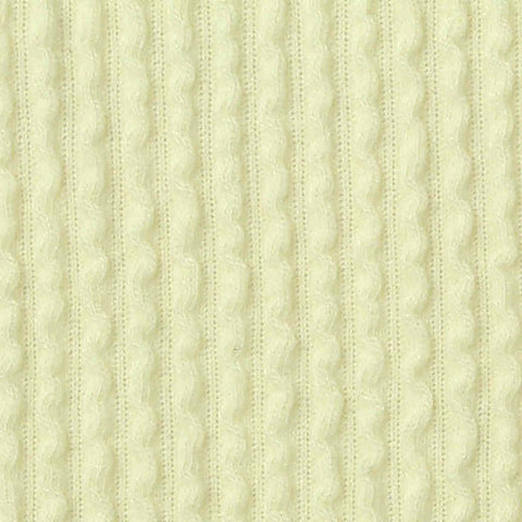 Polyester Viscose Stretch Rib Knit Fabric, 218 gsm, 160 cm — Yellow