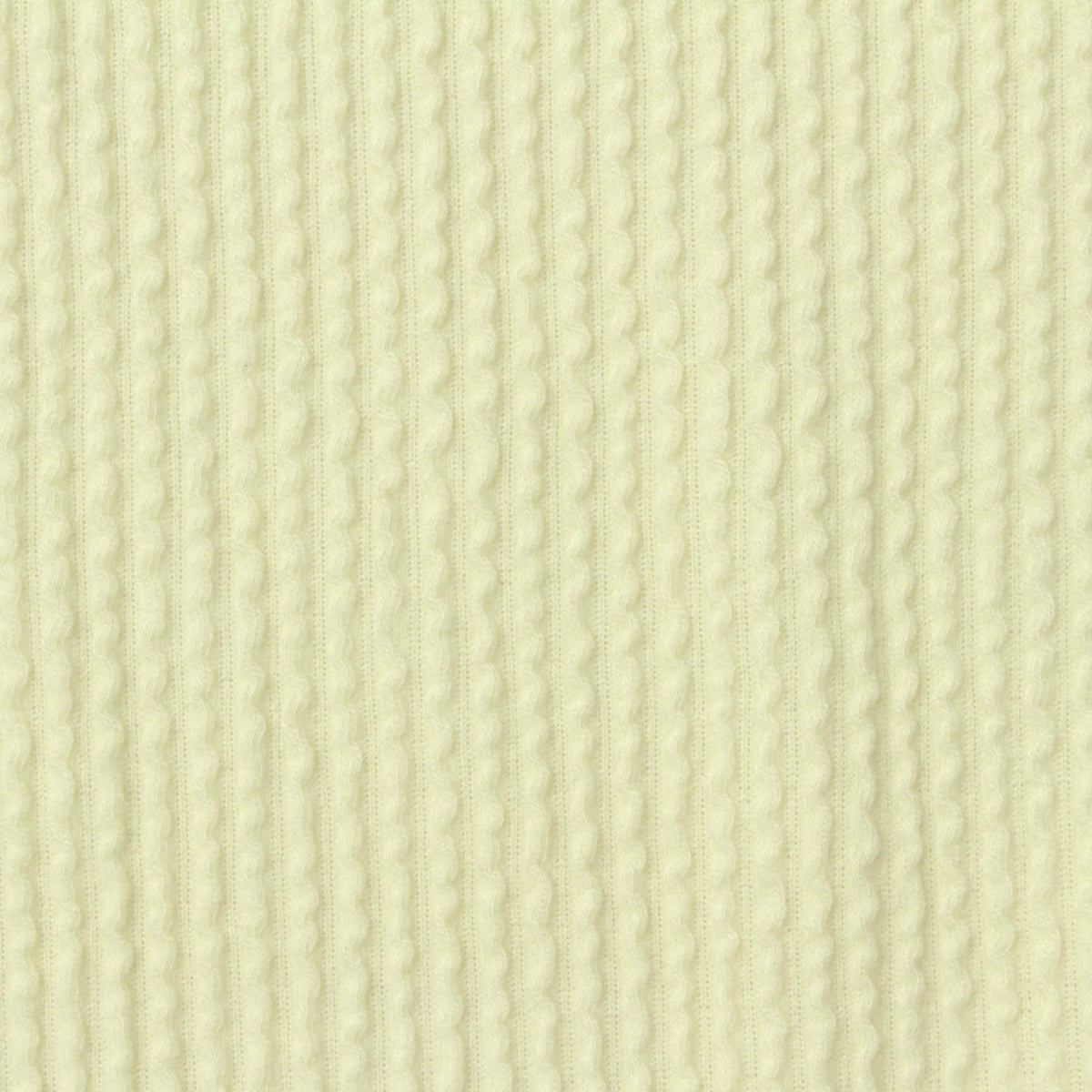 Polyester Viscose Stretch Rib Knit Fabric, 218 gsm, 160 cm — Yellow
