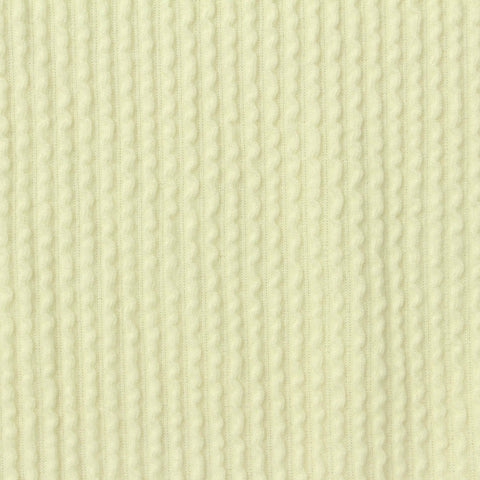 Polyester Viscose Stretch Rib Knit Fabric, 218 gsm, 160 cm — Yellow