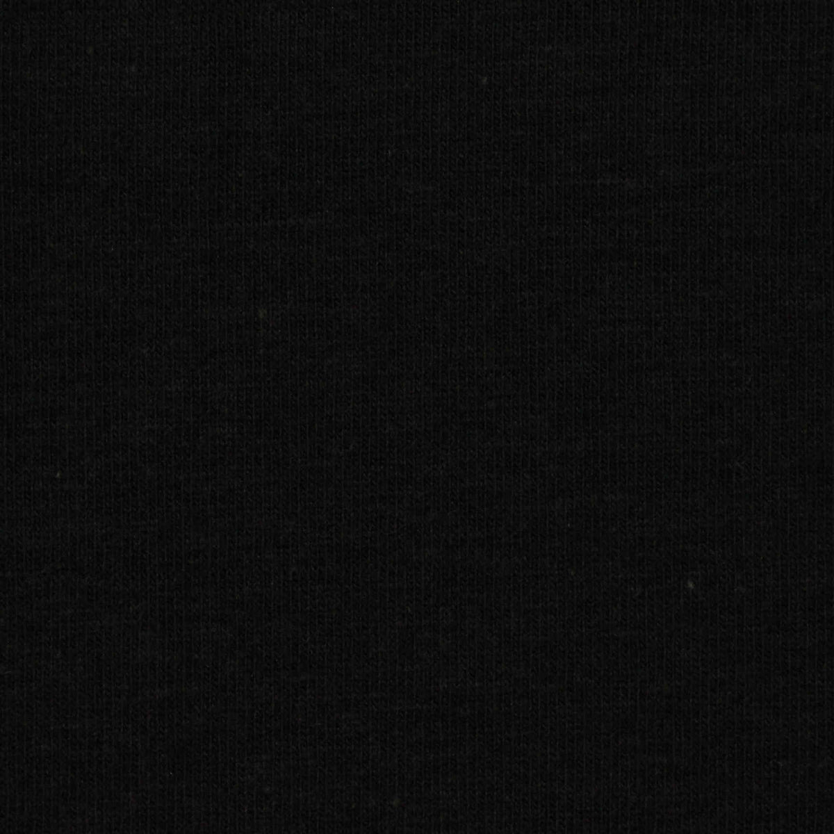 Cotton Polyester Stretch Jersey Knit Fabric, 171 gsm, 155 cm — Black
