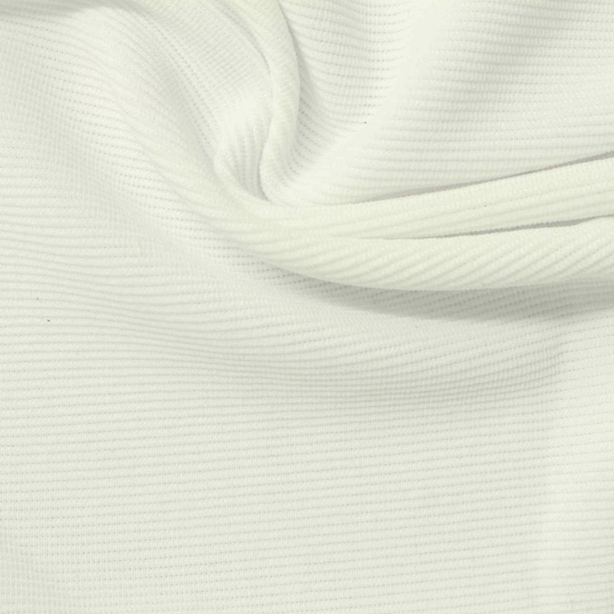 100% Polyester Knit Fabric, 250 gsm, 155 cm — White