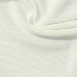 100% Polyester Knit Fabric, 250 gsm, 155 cm — White