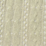 Cream Openwork Chunky Knit, Cotton-Viscose