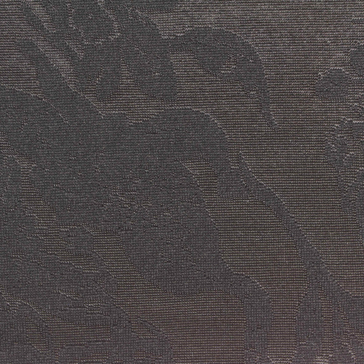 Dark Grey Tone-on-Tone Pointelle Knit, Polyester