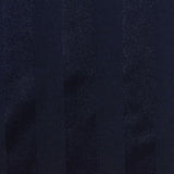 Navy Vertical-Stripe Piqué Knit, Cotton-Poly