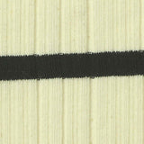 Dark Grey Horizontal-Stripe Rib Knit, Cotton-Poly — texture