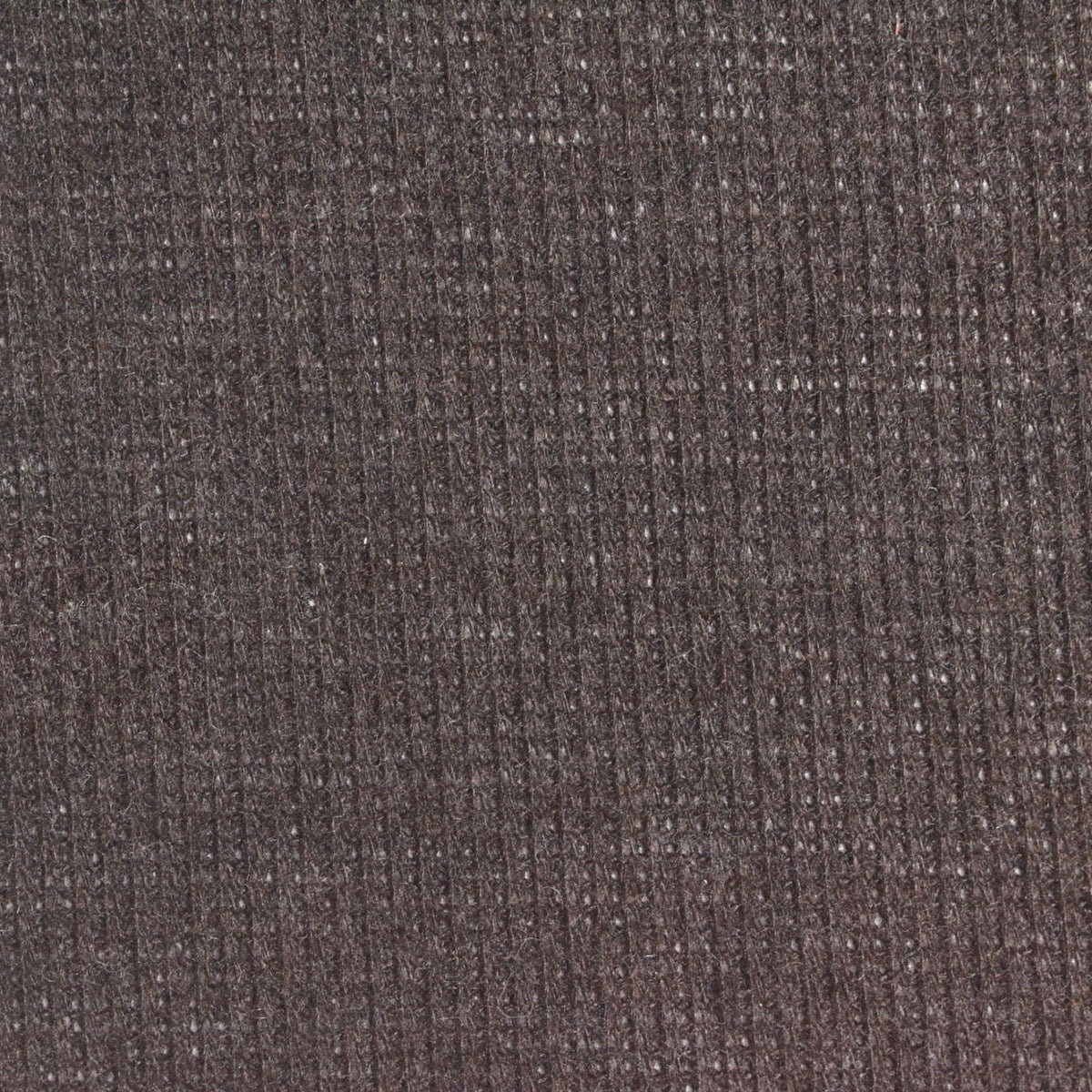 Dark Brown Marl Rib Knit, Poly-Acrylic