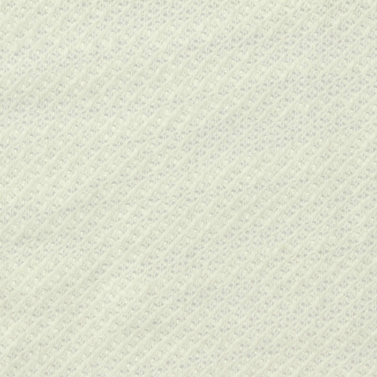 Off-White Geometric Chunky Knit, Poly-Cotton, 130 gsm