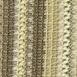 Beige Vertical-Stripe Warp Knit, Polyester — texture