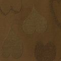 Brown Heart Jacquard, Poly-Cotton