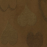 Brown Heart Jacquard, Poly-Cotton