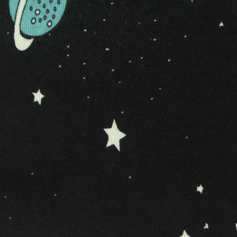 White Stars Rib Knit, Cotton