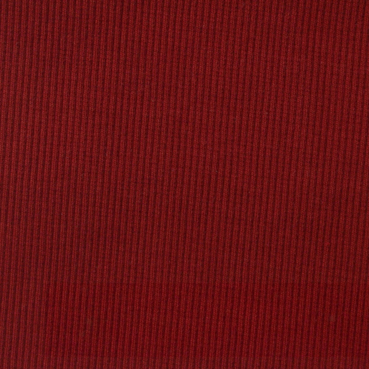 Dark Red Rib Knit, Cotton