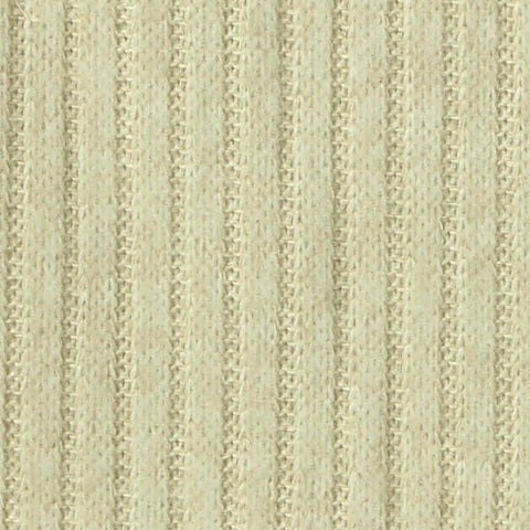 Brushed Polyester Stretch Rib Knit Fabric, 190 gsm, 155 cm — Khaki