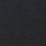 Cotton Stretch Rib Knit Fabric, 335 gsm, 195 cm — Black