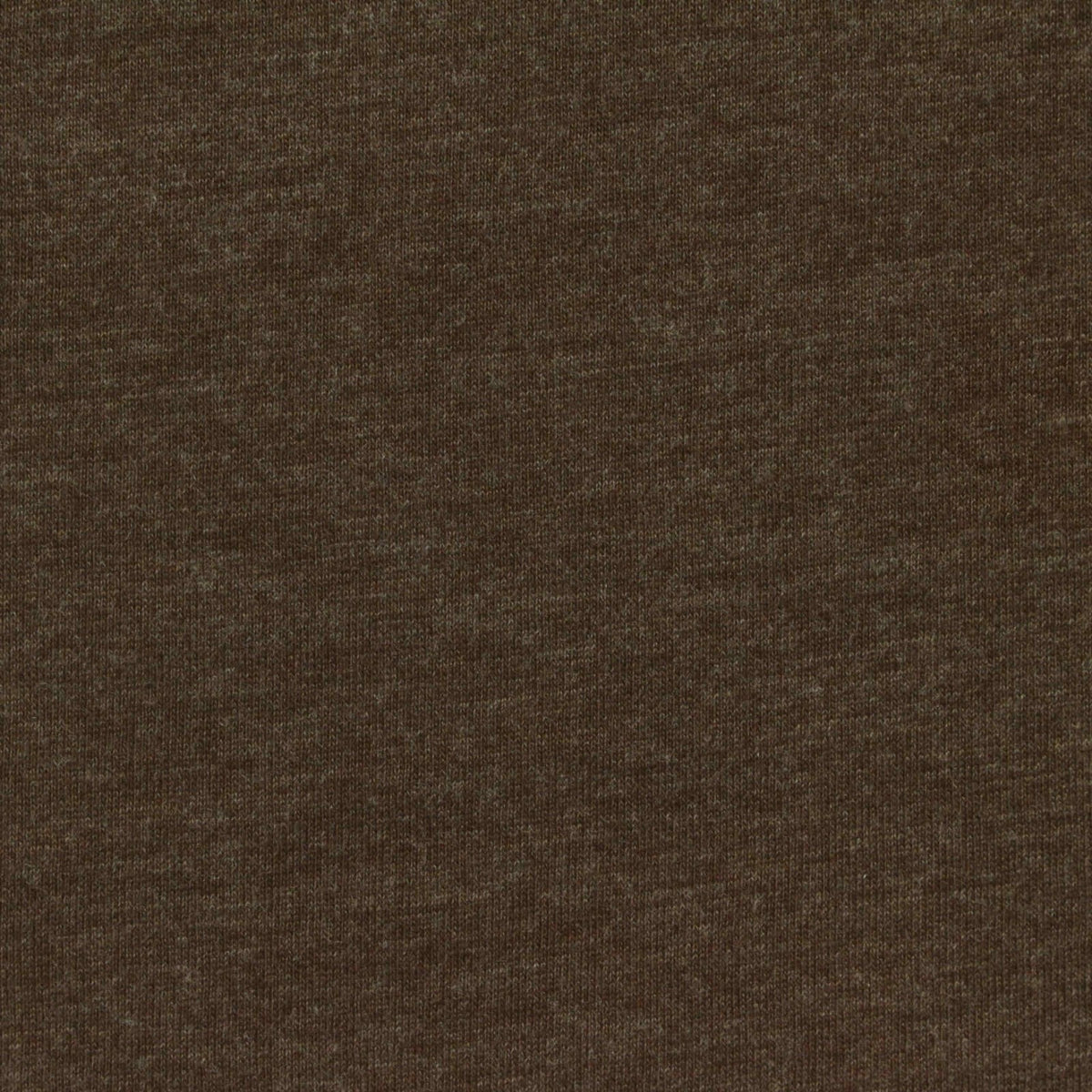 Brown Marl Jersey Knit, Cotton-Poly, 130 gsm