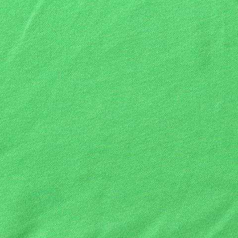 100% Cotton Jersey Knit Fabric, 100 gsm, 165 cm — Green