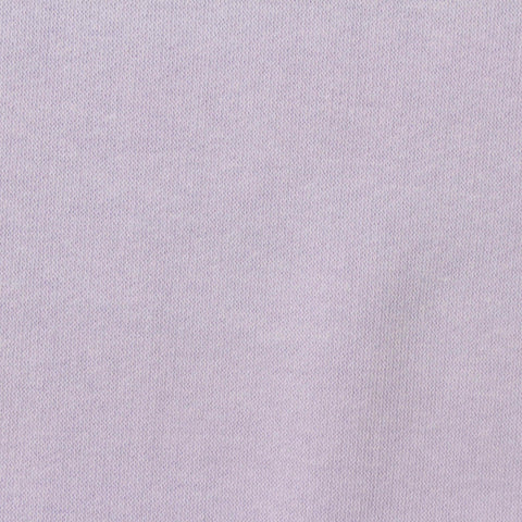 Brushed Polyester Cotton French Terry Fabric, 240 gsm, 170 cm — Purple