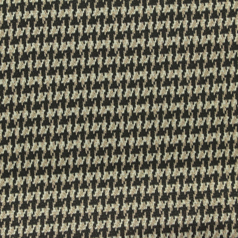 Dark Brown Fine-Houndstooth Jacquard, Polyester