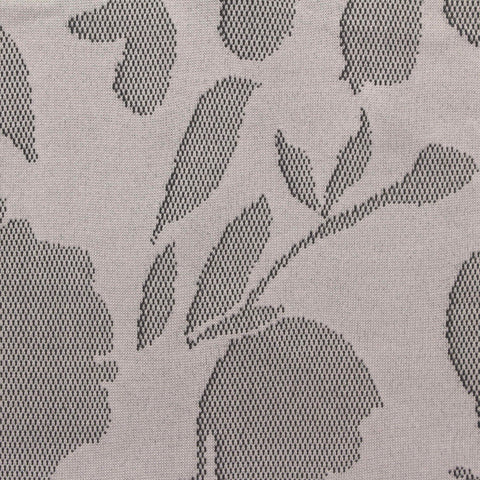 Dark Grey Birds Jersey Knit, Polyester