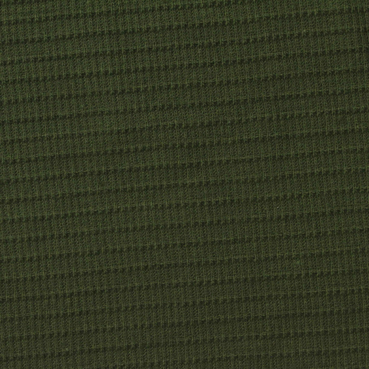 Plaid Cotton Polyester Waffle Knit Fabric, 170 gsm, 160 cm — Green