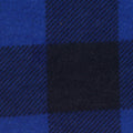 Blue Check Interlock Knit, Polyester, 250 gsm