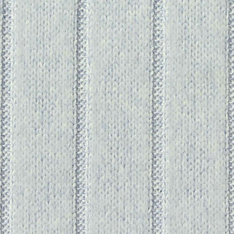 Light Blue Marl Rib Knit, Polyester, 190 gsm