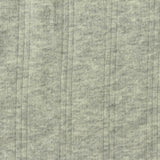 Light Grey Marl Rib Knit, Cotton-Viscose