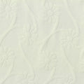 Cream Tone-on-Tone Floral Pointelle Knit, Polyester, 299 gsm