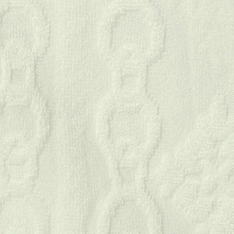 Cream Diamond Pointelle Knit, Polyester