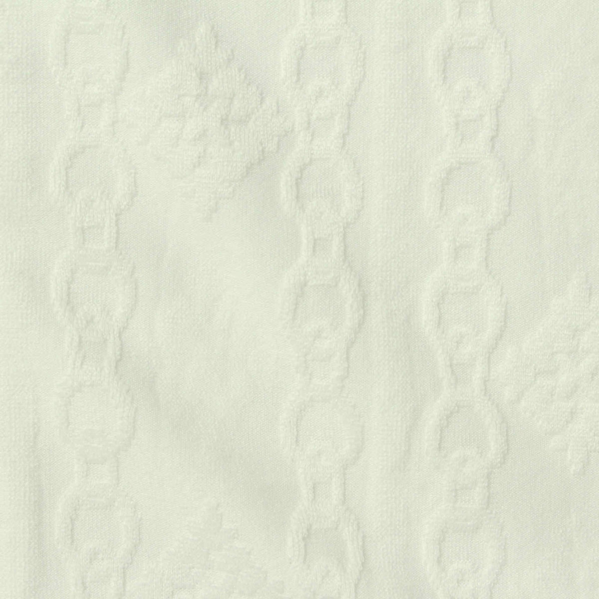 Cream Diamond Pointelle Knit, Polyester