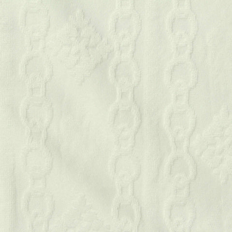 Cream Diamond Pointelle Knit, Polyester
