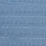 Blue Floral Jersey Knit, Poly-Viscose