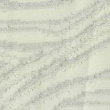 Silver Wavy-Animal Print Jersey Knit, Poly-Metallic — texture
