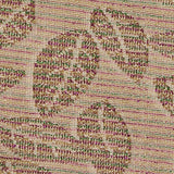 Green Leaves Interlock Knit, Poly-Metallic — texture